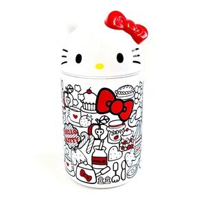 Hello Kitty Sanrio Mini Trash Can Pencil Holder Kawaii Desk Organizer 6.25”